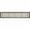 Architectural Grille AG10 Series 8" x 14" Solid Alum Fixed Bar Supply/Return Air Vent Grille, Antique Bronze