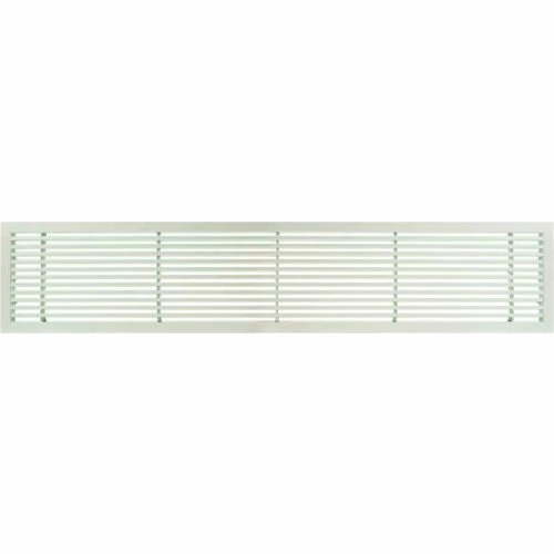 Architectural Grille AG20 Series 4" x 30" Solid Alum Fixed Bar Supply/Return Air Vent Grille, White-Matte 1 Architectural Grille AG20 Series 4" x 30" Solid Alum Fixed Bar Supply/Return Air Vent Grille, White-Matte