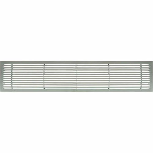 Architectural Grille AG20 Series 4" x 42" Solid Alum Fixed Bar Supply/Return Air Vent Grille, Brushed Satin 1 Architectural Grille AG20 Series 4" x 42" Solid Alum Fixed Bar Supply/Return Air Vent Grille, Brushed Satin