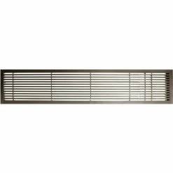 Architectural Grille AG20 Series 4" x 42" Solid Alum Fixed Bar Supply/Return Air Vent Grille, Antique Bronze w/Right Door