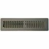 Speedi-Grille Floor Vent Register With 2 Way Deflection 2" X 10", Storm Gray - Floor