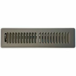 Speedi-Grille Floor Vent Register With 2 Way Deflection 2" X 10", Storm Gray - Floor