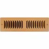 Speedi-Grille Toe Space Register With 2 Way Deflection 2" X 10", Brown - Toe Kick