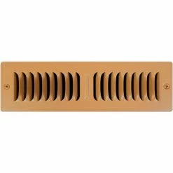 Speedi-Grille Toe Space Register With 2 Way Deflection 2" X 10", Brown - Toe Kick
