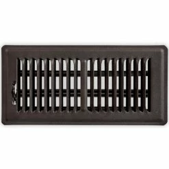 Speedi-Grille Floor Vent Register With 2 Way Deflection 4" X 10", Bronze - Floor