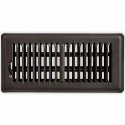 Speedi-Grille Floor Vent Register With 2 Way Deflection 4" X 12", Bronze - Floor