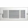 Speedi-Grille Floor Vent Register With 2 Way Deflection 4" X 8", Storm Gray - Floor
