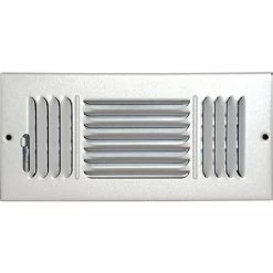 Speedi-Grille Floor Vent Register With 2 Way Deflection 4" X 8", Storm Gray - Floor