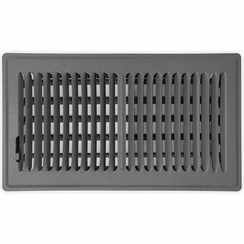 Speedi-Grille Floor Vent Register With 2 Way Deflection 6" X 10", Storm Gray - Floor 1 Speedi-Grille Floor Vent Register With 2 Way Deflection 6" X 10", Storm Gray - Floor