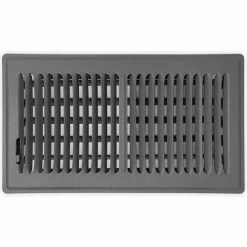 Speedi-Grille Floor Vent Register With 2 Way Deflection 6" X 12" Storm Gray - Floor