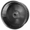 PEMS Single Inlet Blower Wheel, 7-7/16" Dia., CW, 1650 RPM, 1/2" Bore, 3-1/4"W, Galvanized