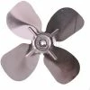 PEMS Small Fixed Hub Fan Blade, 5-1/2" Dia., 27° Pitch, CCW, 3/16" Bore, 7/8" Blade Depth, 4 Blade