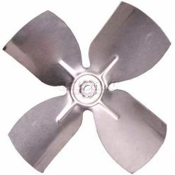 PEMS Small Fixed Hub Fan Blade, 5-1/2" Dia., 27° Pitch, CW, 1/4" Bore, 3/4" Blade Depth, 4 Blade