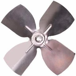PEMS Small Fixed Hub Fan Blade, 5-1/2" Dia., 27° Pitch, CW, 3/16" Bore, 7/8" Blade Depth, 4 Blade