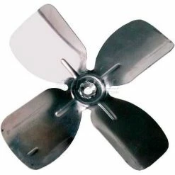 PEMS Small Fixed Hub Fan Blade, 6" Dia., 27° Pitch, CW, 1/4" Bore, 7/8" Blade Depth, 4 Blade