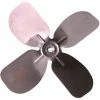 PEMS Small Fixed Hub Fan Blade, 6-1/2" Dia., 27° Pitch, CCW, 1/4" Bore, 13/16" Blade Dep., 4 Blade
