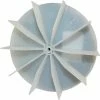 PEMS Small Plastic Push-On Fan Blade, 4-5/8" Dia., CCW or CW, 7/32" Bore, 1" Blade Depth, Wheel Blade