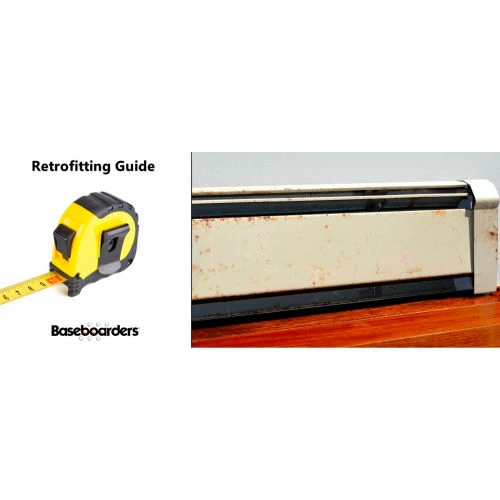 Baseboarders® Premium Series 7 ft Steel Easy Slip-on Baseboard Heater Cover, White 4 Baseboarders® Premium Series 7 ft Steel Easy Slip-on Baseboard Heater Cover, White - Image 4