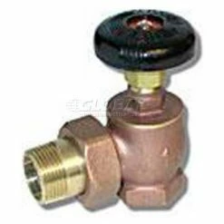 Wal-Rich® 0408002 1" Brass Angle Steam Radiator Valves - Pkg Qty 4