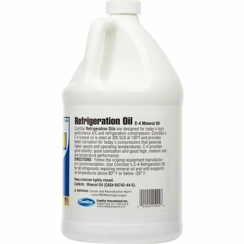 ComStar Mineral Refrigeration Oil 1 Gallon 300 SUS - Pkg Qty 4 3 ComStar Mineral Refrigeration Oil 1 Gallon 300 SUS - Pkg Qty 4 - Image 3